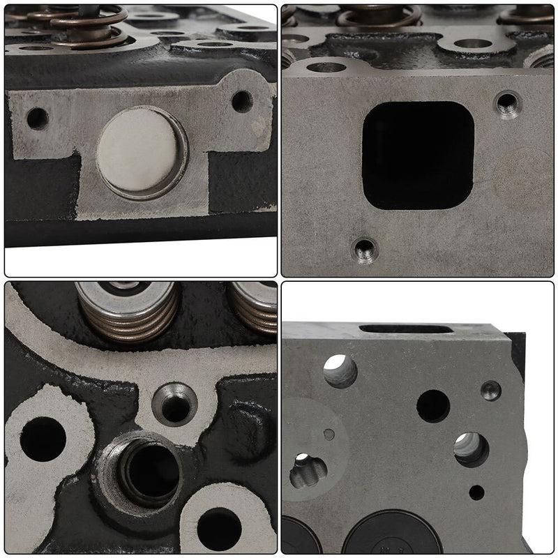 DURAFORCE Kubota V1505 Engine Cylinder Head with Gasket Kit New Fit V1505D V1505T E