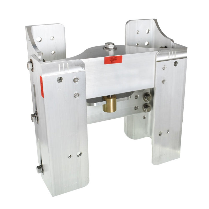 DURAFORCE JPL4500 6" Adjustable Outboard Boat Plate High Strength Polished Aluminum