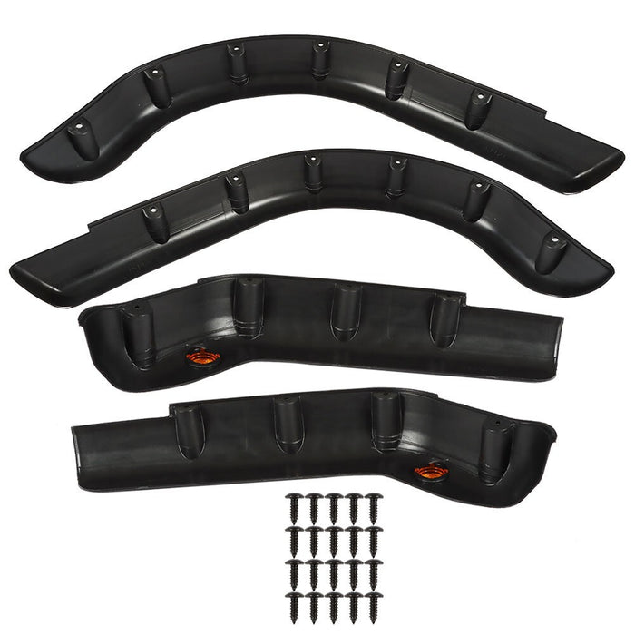 DURAFORCE 4 PC Club Car DS Fender Flares with Screws Front Rear Golf Cart 1993-2022