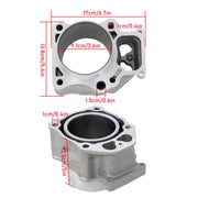 DURAFORCE Honda TRX500 ATV Cylinder Head Rebuild Kit 12200-HP7-A01 Crankshaft Cylinder