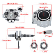 DURAFORCE Honda TRX420 Engine Rebuild Kit Cylinder Head Crankshaft Bearings 2009-2024