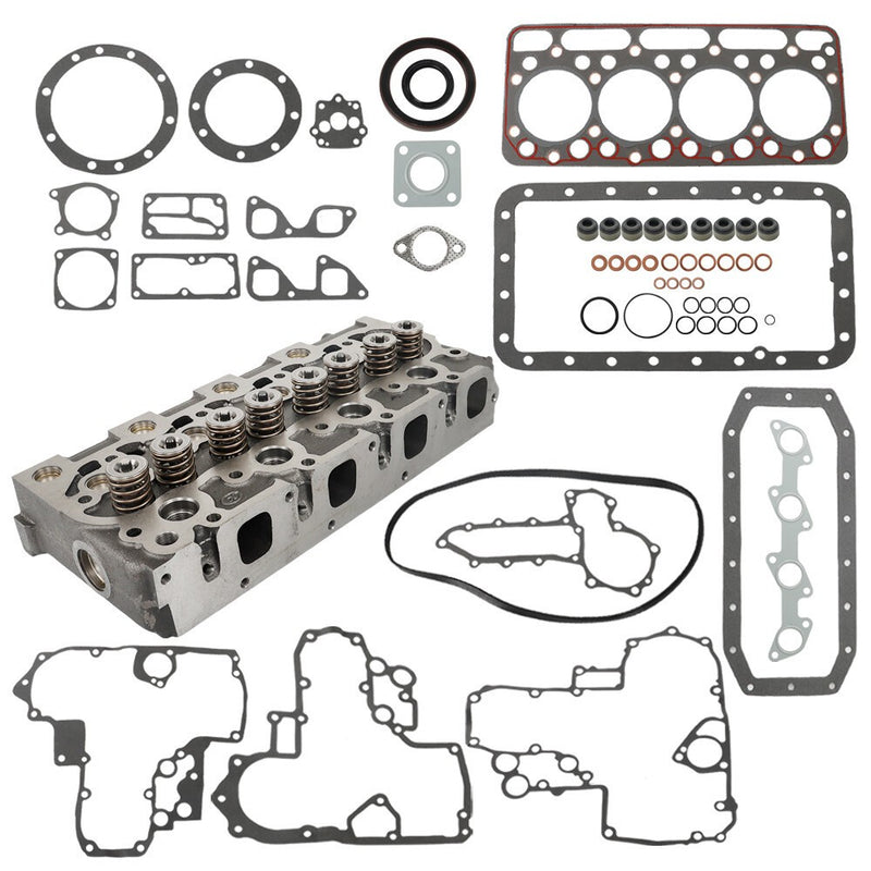 DURAFORCE Kubota V1902 Skid Steer L555 L553 Cylinder Head & Gasket Complete New Holland