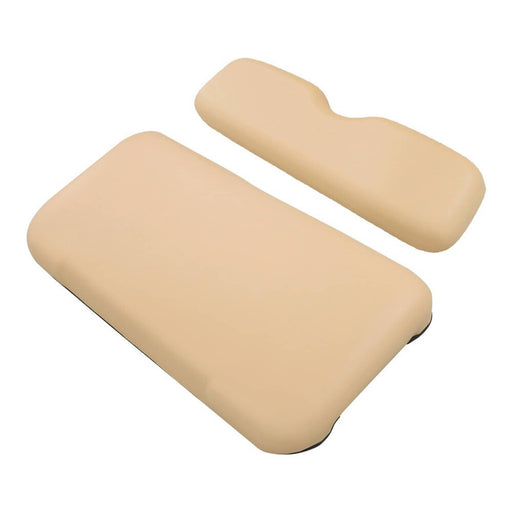 DURAFORCE Beige Front Seat Cushion Set for E-Z-GO RXV Freedom 2008+ Golf Carts