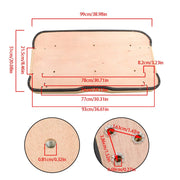 DURAFORCE Beige Front Seat Cushion Set for E-Z-GO RXV Freedom 2008+ Golf Carts