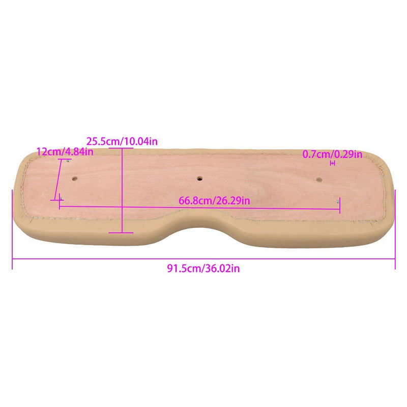 DURAFORCE Beige Front Seat Cushion Set for E-Z-GO RXV Freedom 2008+ Golf Carts