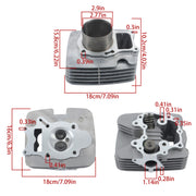 DURAFORCE Honda TRX250 RECON 250 Engine Cylinder Piston Gasket Kit 12200-HM8-305
