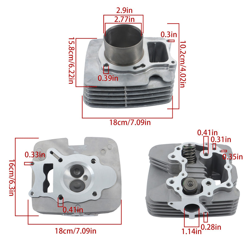 DURAFORCE Honda TRX250 RECON 250 Engine Cylinder Piston Gasket Kit 12200-HM8-305