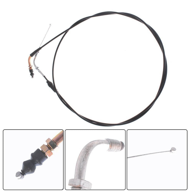 DURAFORCE Throttle Gas Cable 72" for GY6 50cc 125cc 150cc QMB139 Chinese Scooter Moped