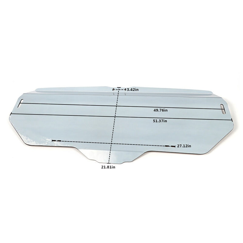 DURAFORCE Clear Rear Windshield for Honda Talon 1000R/1000X ATV 2019+