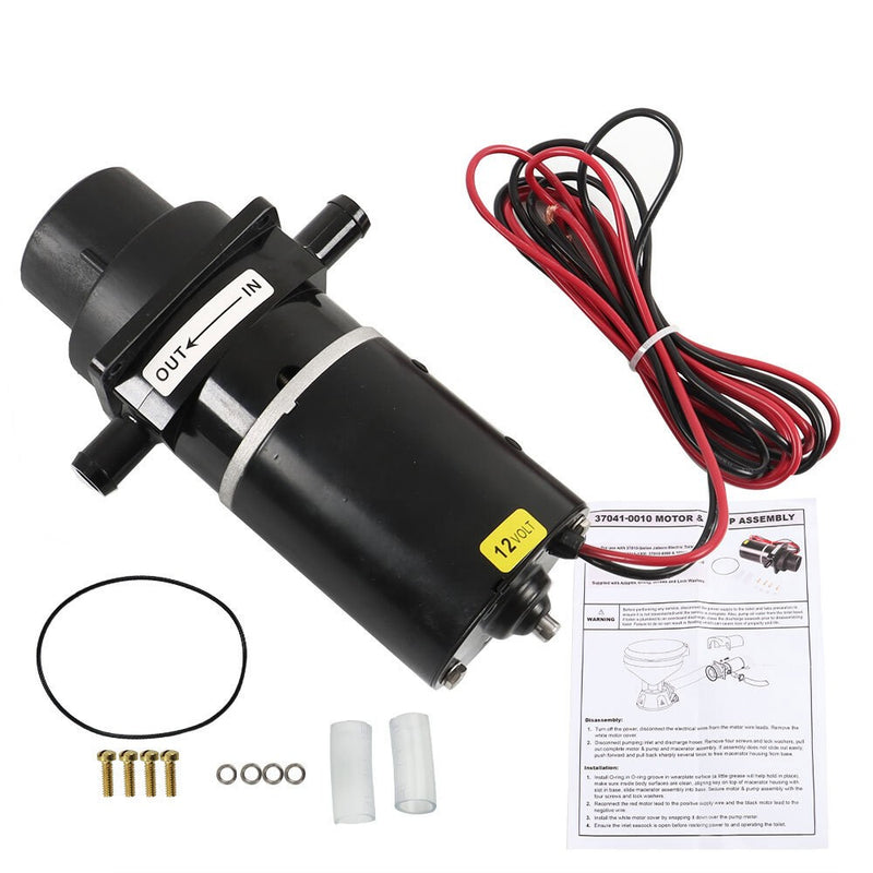 DURAFORCE Jabsco 12V Electric Toilet Motor Pump Assembly 37041-0010 74001-2460