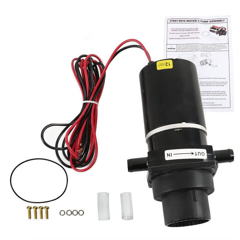 DURAFORCE Jabsco 12V Electric Toilet Motor Pump Assembly 37041-0010 74001-2460