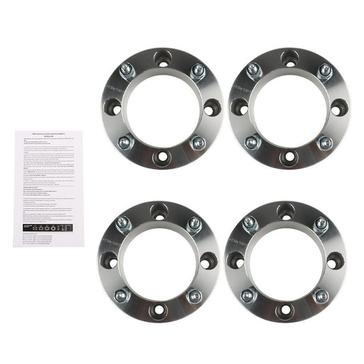 DURAFORCE 4x 2" 4x137 Silver Wheel Spacers M10x1.25 for Kawasaki Mule 500-610