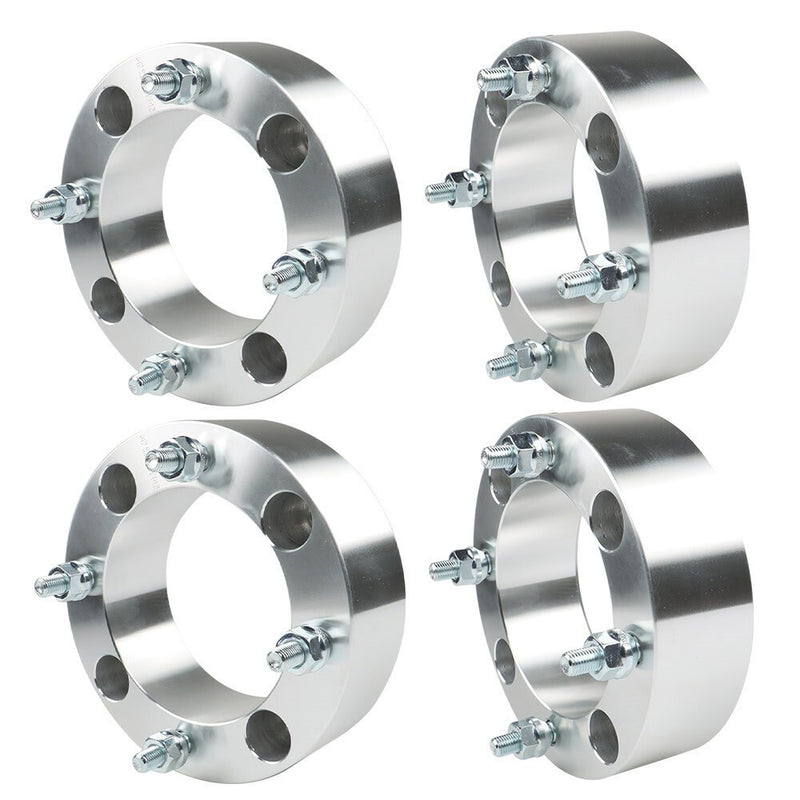 DURAFORCE 4x 2" 4x137 Silver Wheel Spacers M10x1.25 for Kawasaki Mule 500-610