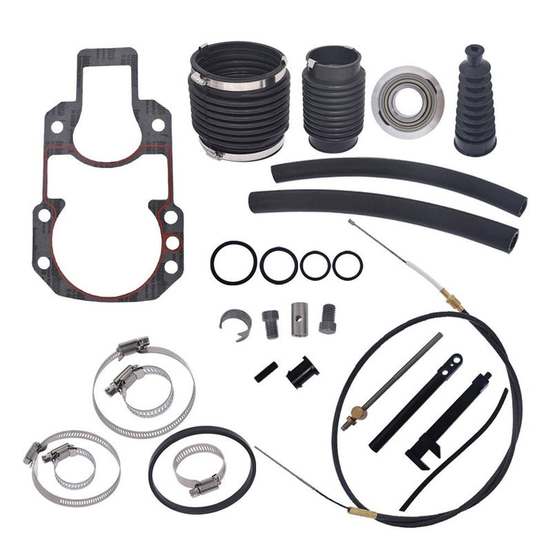 DURAFORCE Mercruiser Alpha 1 Transom Service Kit Gimbal Shift Cable Bellow Gen One