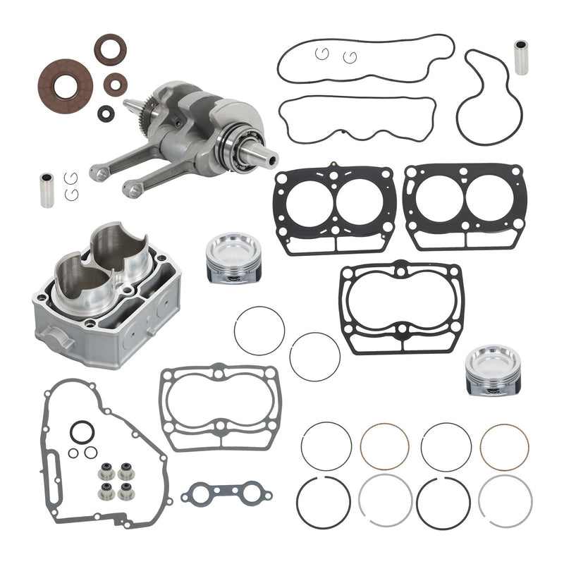 DURAFORCE Polaris Ranger 800 Engine Rebuild Kit Crankshaft Pistons Gaskets 2011-2015