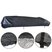 DURAFORCE Waterproof Gray Boat Cover 21-24FT Trailerable Pontoon Fabric Protector