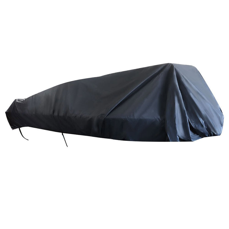 DURAFORCE Waterproof Gray Boat Cover 21-24 FT Trailerable Pontoon Fabric