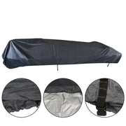 DURAFORCE Waterproof Gray Boat Cover 21-24 FT Trailerable Pontoon Fabric