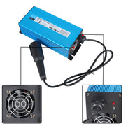 DURAFORCE Club Car 48V 10A Golf Cart Battery Charger with Trickle Charge