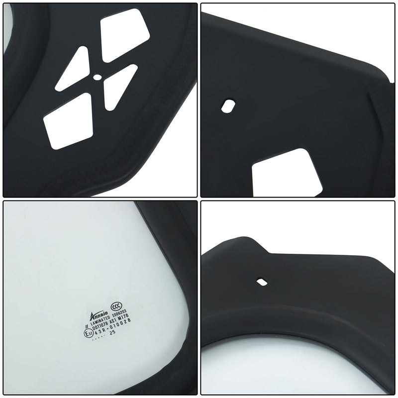 DURAFORCE UTV Full Glass Windshield with Wiper for Polaris RZR 1000 S 2016-2018
