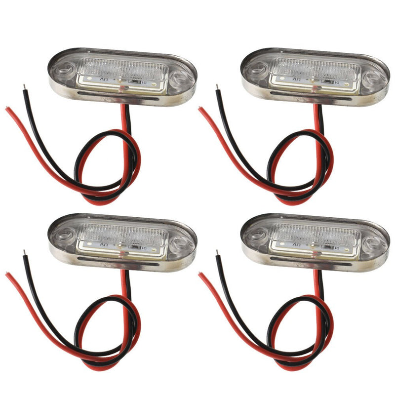 DURAFORCE 4x Marine Grade 12V Cool Blue LED Courtesy Lights - Super Bright, New