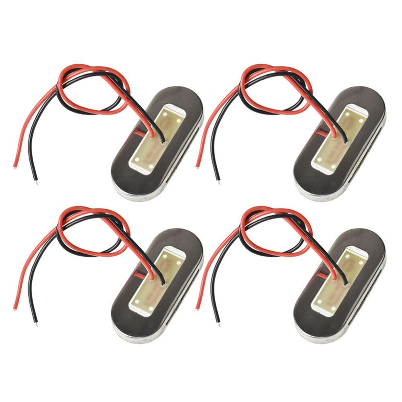 DURAFORCE 4x Marine Grade 12V Cool Blue LED Courtesy Lights - Super Bright, New
