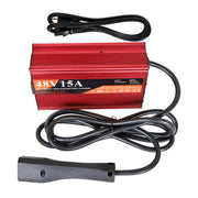 DURAFORCE 48V 15A 3-Stage Golf Cart Battery Charger for EZgo RXV TXT with RXV Plug