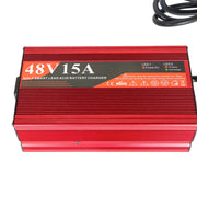 DURAFORCE 48V 15A 3-Stage Golf Cart Battery Charger for EZgo RXV TXT with RXV Plug