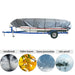 DURAFORCE 12ft Jon Boat Cover Grey 210D Waterproof Trailerable 56inch