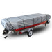 DURAFORCE 14ft Jon Boat Cover Grey 210D Waterproof Trailerable 70inch