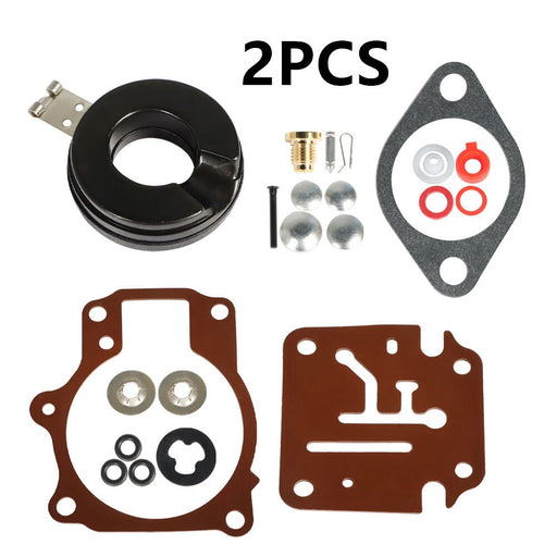 DURAFORCE 2PCS Carburetor Repair Kit 396701 for Johnson Evinrude 20-48 HP Engines