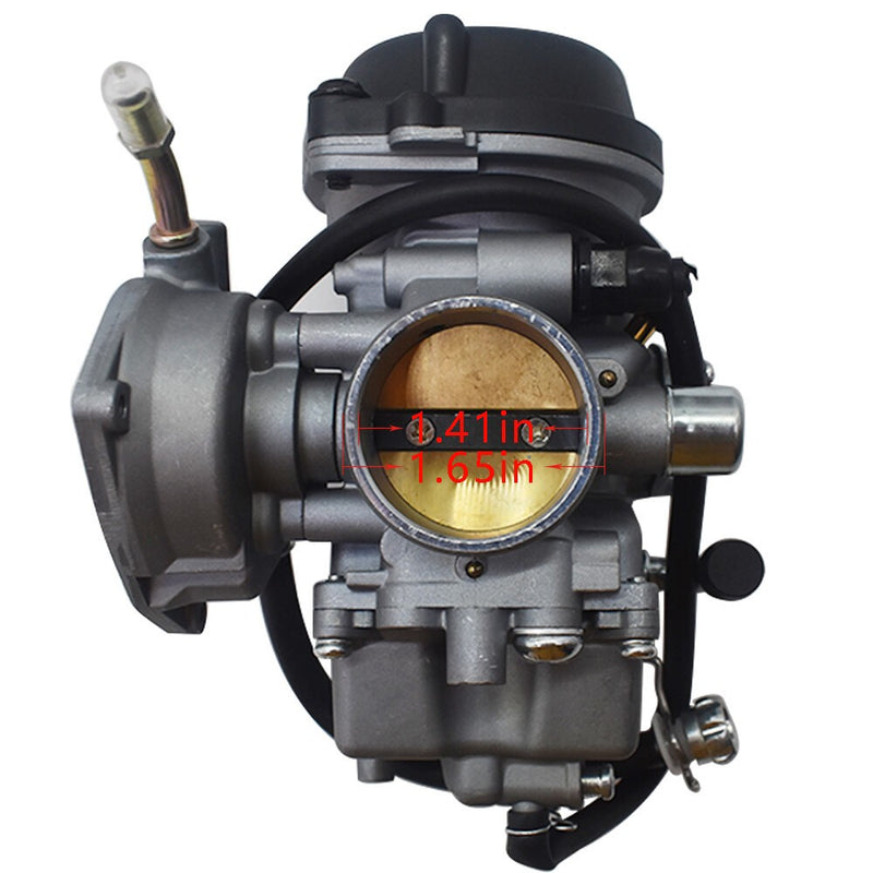 DURAFORCE Carburetor for Suzuki LTZ400 2003-2007 ATV with Fuel Valve Petcock