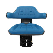 DURAFORCE Blue Universal Tractor Suspension Seat for Ford New Holland 4110 4600 5000