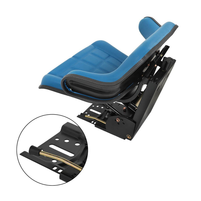 DURAFORCE Blue Universal Tractor Suspension Seat for Ford New Holland 4110 4600 5000