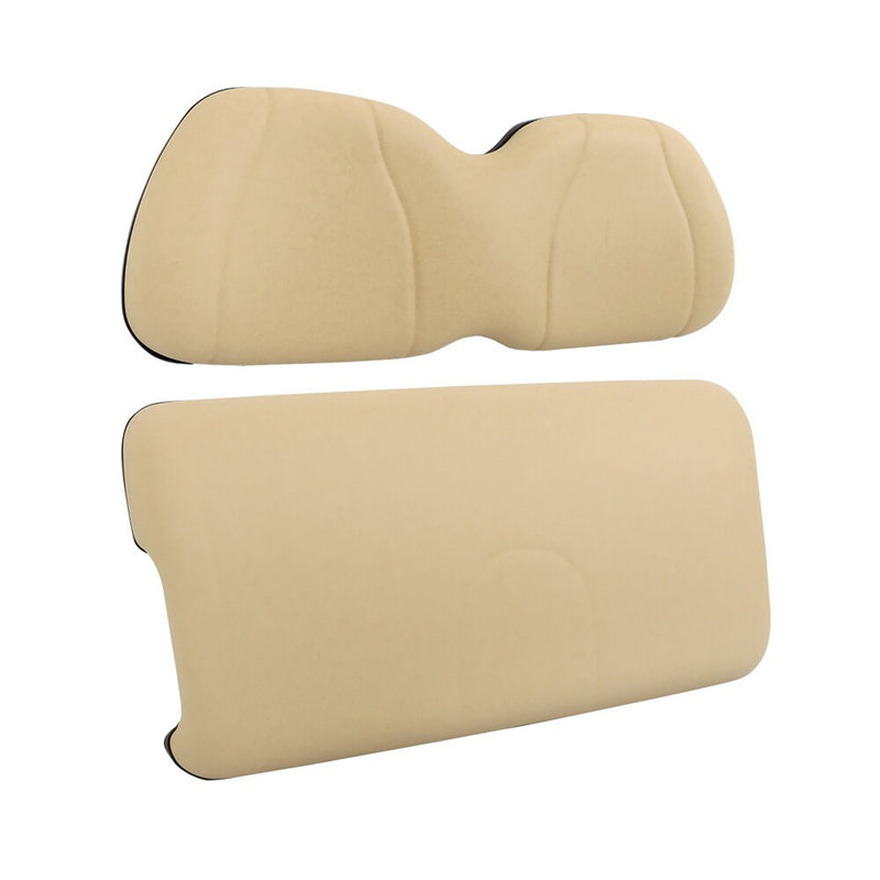 DURAFORCE Golf Cart Front & Backrest Seat for Club Car Precedent 04-11 Beige G&E