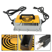 DURAFORCE 36V 18A Lithium Onboard Battery Charger for EZGO TXT Golf Carts Yellow