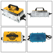 DURAFORCE 36V 18A Lithium Onboard Battery Charger for EZGO TXT Golf Carts Yellow