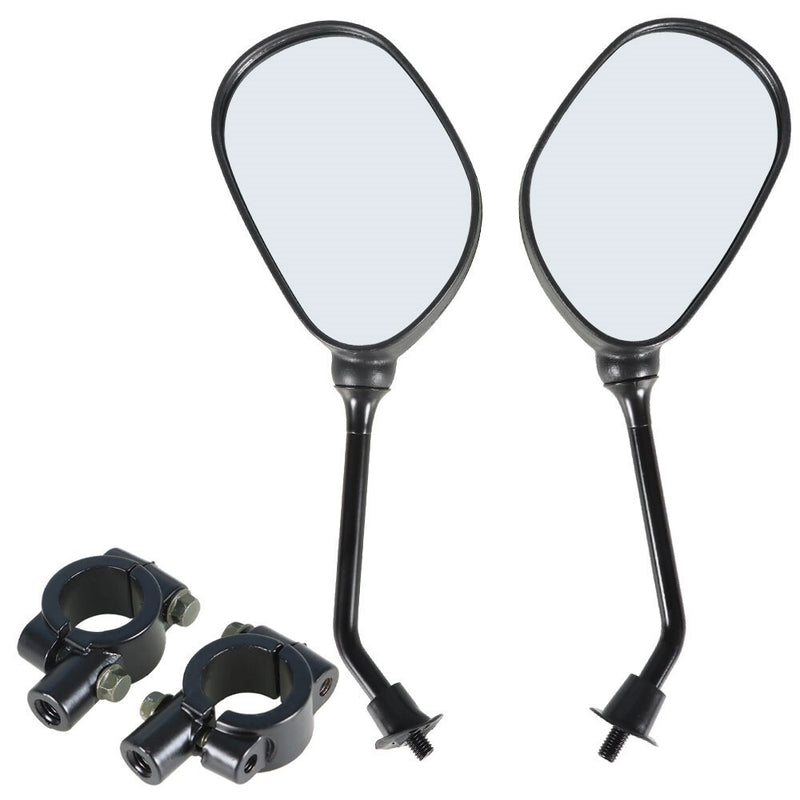 DURAFORCE Universal 7/8" Handlebar Mount ATV Rear View Side Mirrors for Honda Yamaha