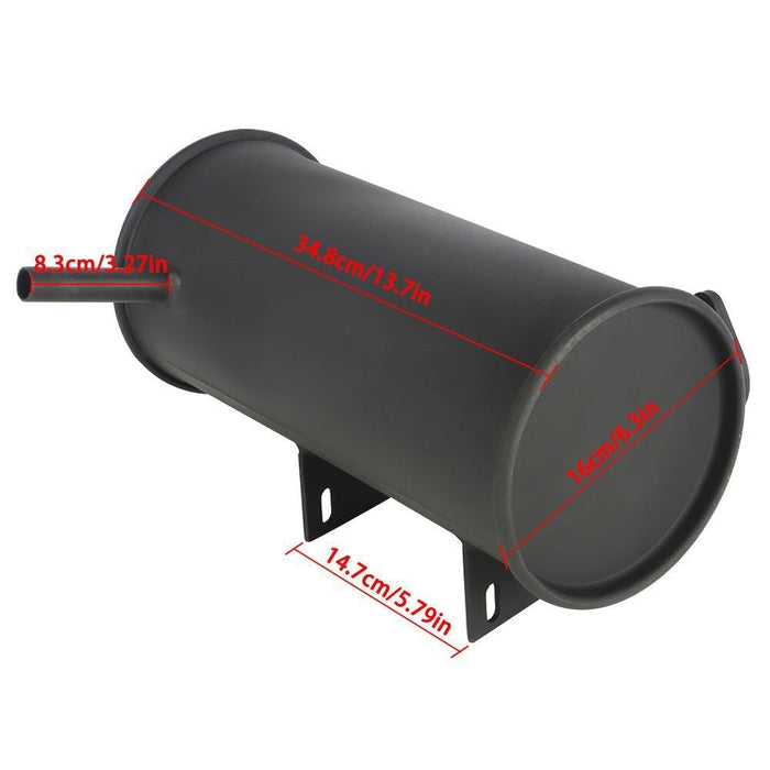 DURAFORCE Golf Cart Exhaust Muffler Set 14396-G1 15460-G1 for 1976-1987 E-Z-GO