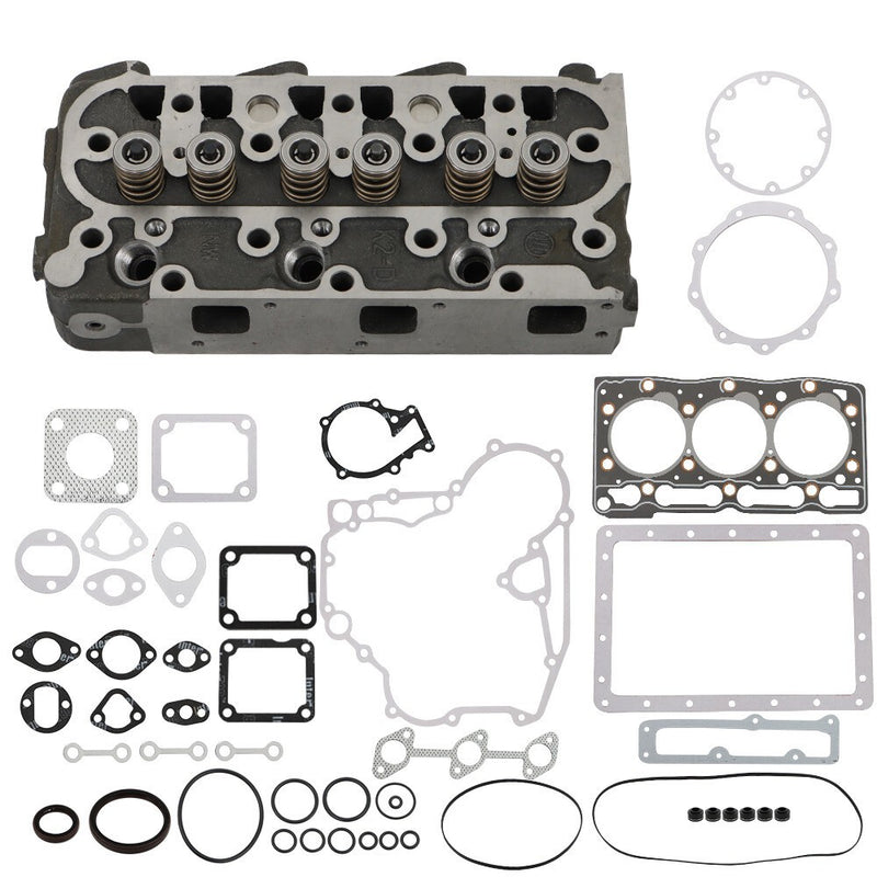 DURAFORCE Kubota D1005 Engine Cylinder Head & Full Gasket Kit 16027-03043 Complete