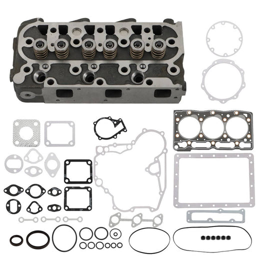DURAFORCE Kubota D1005 Engine Cylinder Head & Full Gasket Kit 16027-03043 Complete