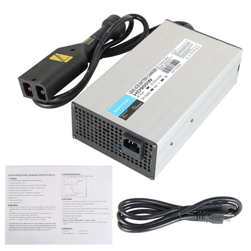 DURAFORCE EZGO TXT 36V 18A Golf Cart Battery Charger with Boxer Plug Compatible Fit