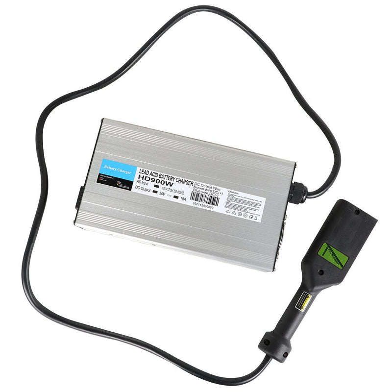 DURAFORCE EZGO TXT 36V 18A Golf Cart Battery Charger with Boxer Plug Compatible Fit