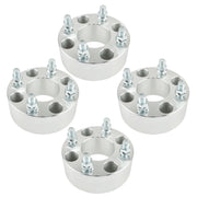 DURAFORCE ATV Wheel Flange 2" 50mm 4x101.6mm Hub 62mm Thread 1/2"x20 Silver 4pcs