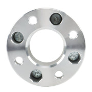 DURAFORCE ATV Wheel Flange 2" 50mm 4x101.6mm Hub 62mm Thread 1/2"x20 Silver 4pcs