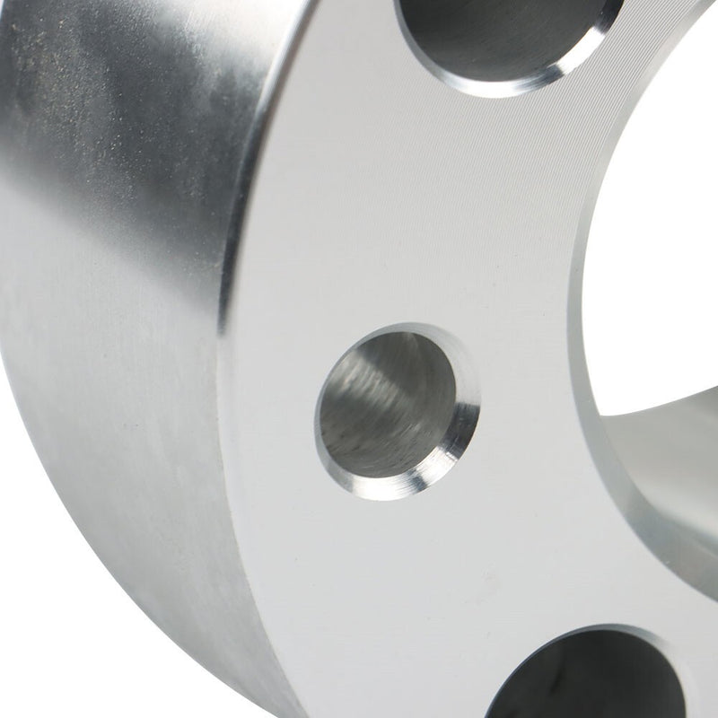 DURAFORCE ATV Wheel Flange 2" 50mm 4x101.6mm Hub 62mm Thread 1/2"x20 Silver 4pcs
