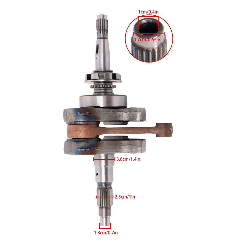 DURAFORCE HiSun 550 ATV Crankshaft Assembly P015000132000100 Taper Ratio 1:5 New