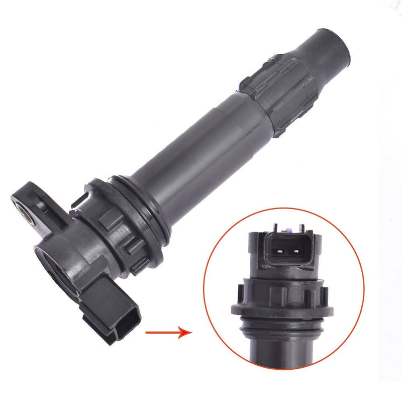 DURAFORCE 4Pcs Ignition Coils for Yamaha 6B6-82310-00-00 6D3-82310-01-00