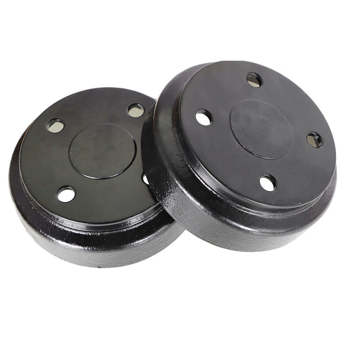 DURAFORCE 2 PCS Rear Brake Drums for 1995+ Club Car DS & Precedent Electric Golf Carts