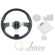 DURAFORCE Golf Cart Steering Wheel with Score Card Holder for Yamaha EZGO Club Car